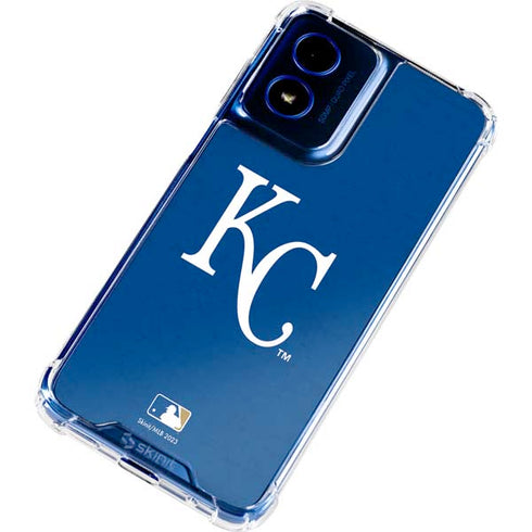 MLB Kansas City Royals - Solid Distressed Moto G 5G (2024) Clear Case